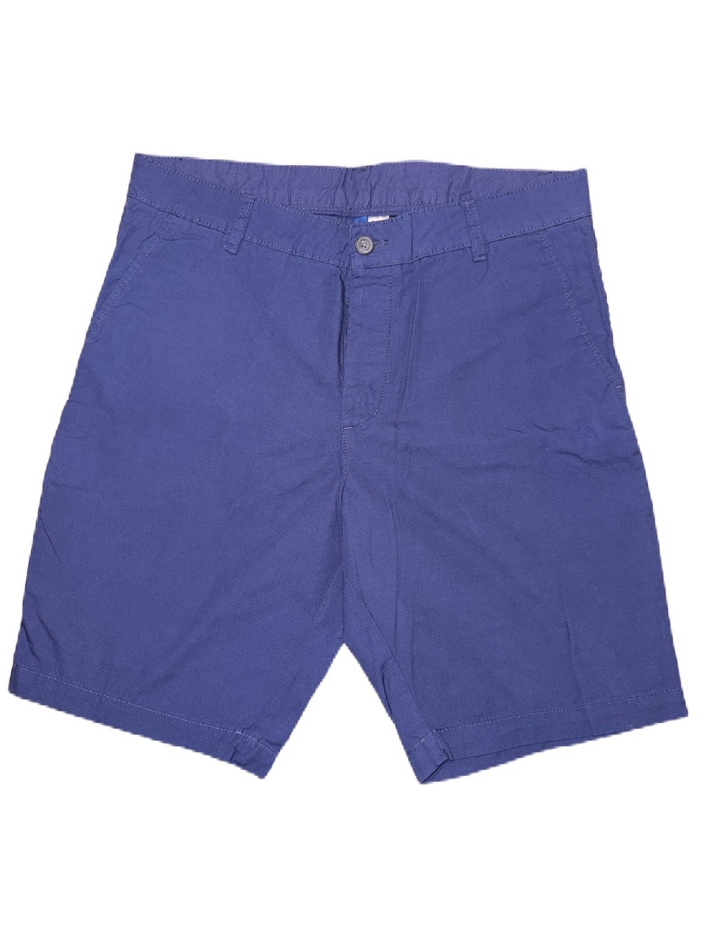 H&M Men's Classic Navy Blue Cotton Button-up Shorts NWT